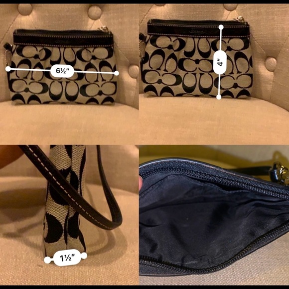 Coach Monogram Signature Wristlet - Picture 8 of 8